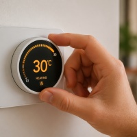Gyorsabban fűt a kazán, ha magasabbra állítjuk a termosztátot?
